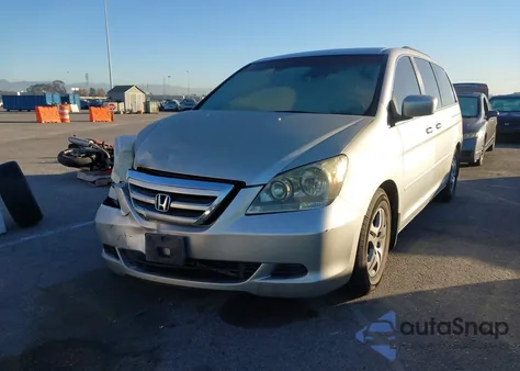 2005 Honda Odyssey Ex из США, поврежденный, VIN 5FNRL38465B412472